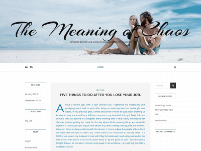 themeaningofchaos.com snapshot