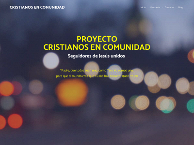 cristianosencomunidad.org snapshot