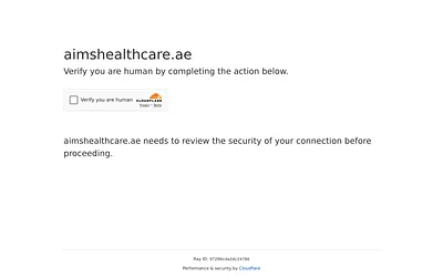 aimshealthcare.ae snapshot