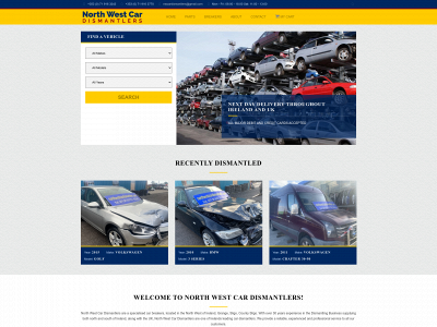 northwestcardismantlers.com snapshot