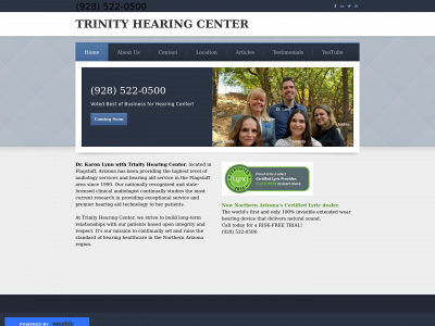 trinityhearing.net snapshot