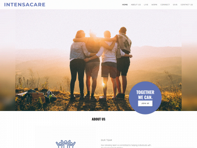 intensacarehhs.com snapshot
