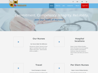 securenursing.com snapshot