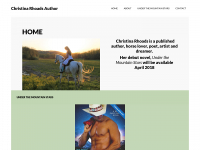christinarhoads.com snapshot