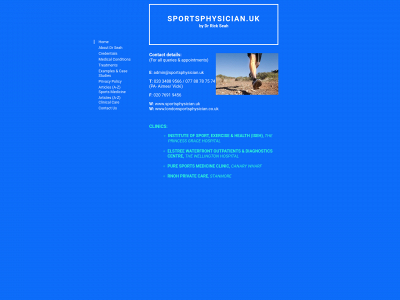 sportsphysician.uk snapshot