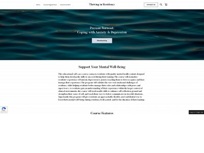 thrivinginresidency.com snapshot