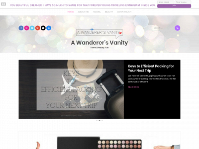 awanderersvanity.com snapshot