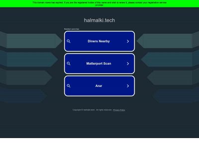 halmalki.tech snapshot