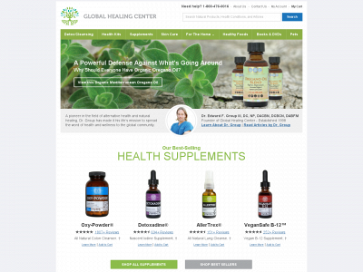 www.globalhealingcenter.com snapshot