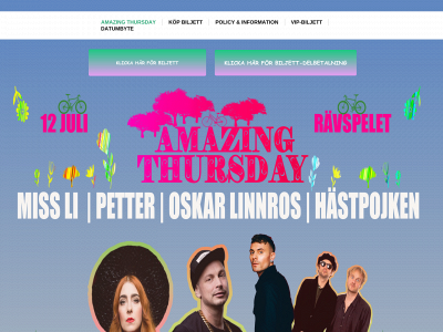 amazingthursday.se snapshot