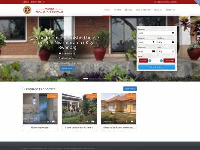 www.premier-rwanda.com snapshot