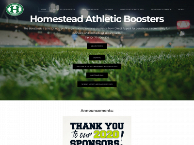 hhsathletics.com snapshot