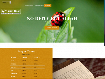 masjidbilalco.com snapshot