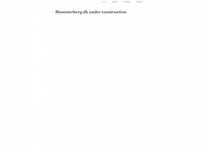 blomsterberg.dk snapshot