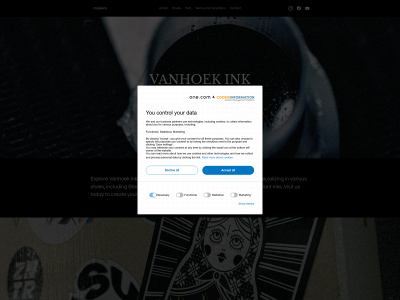 vanhoek.ink snapshot