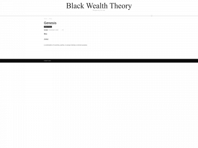 blackwealththeory.com snapshot