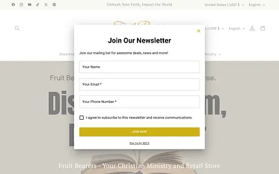 www.fruitbearers.net snapshot