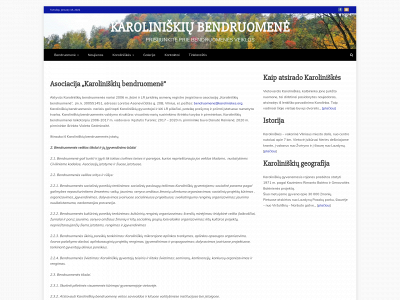 karoliniskes.org snapshot