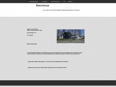 neuprebridgeclub.be snapshot