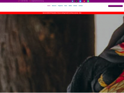 theafricanwoman.org snapshot
