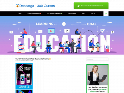 paquetedecursos.com snapshot