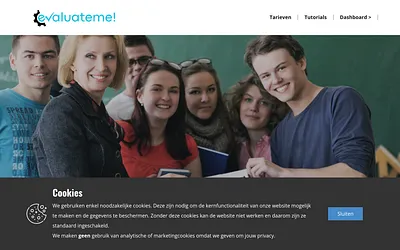 evaluateme.be snapshot
