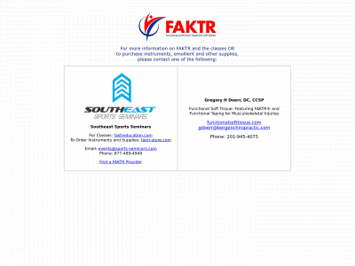 faktr.com snapshot