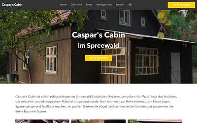 casparscabin.de snapshot