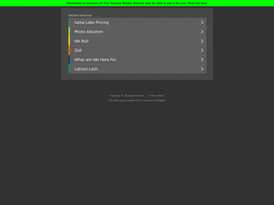 zoerose.co snapshot