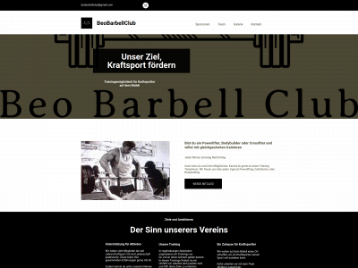 beobarbellclub.ch snapshot