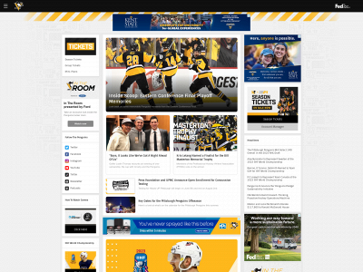 pittsburghpenguins.com snapshot
