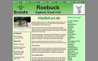 roebuck-explorers.org.uk snapshot