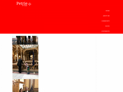petrieforjudge.com snapshot
