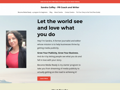 sandracoffey.com snapshot