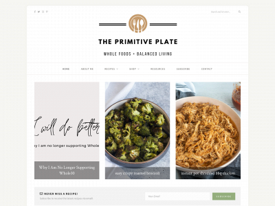 theprimitiveplate.com snapshot