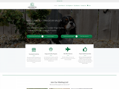 grandeurvalleypuppies.com snapshot