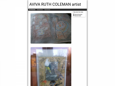 avivaruthcolemanart.se snapshot