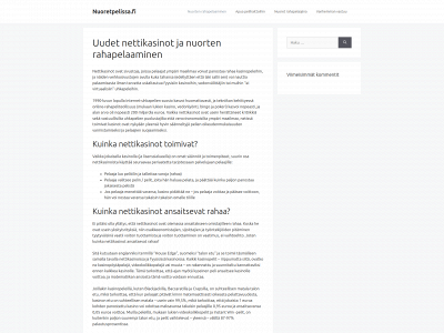 nuoretpelissa.fi snapshot