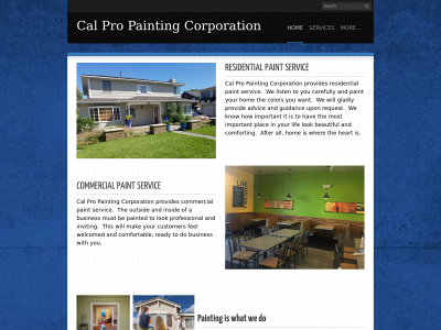 calpropaintingcorp.com snapshot