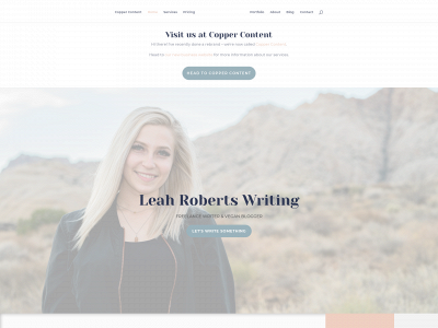 leahrobertswriting.com snapshot