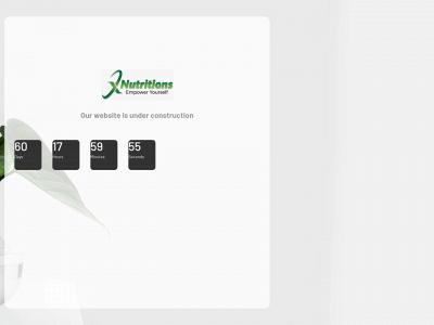 xnutritions.com snapshot