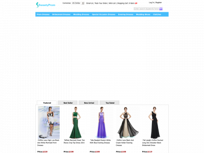 sweetyprom.com snapshot