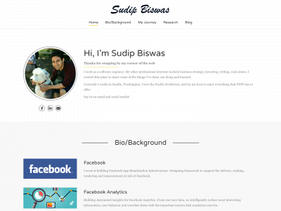 sudipbiswas.com snapshot