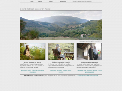 silentretreatcenter.com snapshot