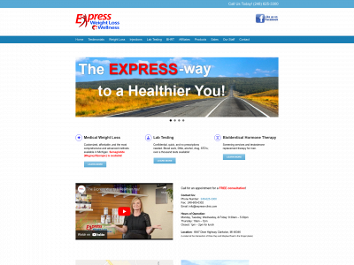 express-clinic.com snapshot