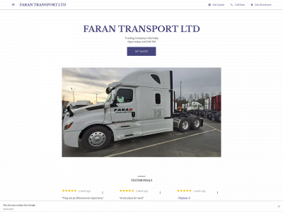 farantransport.com snapshot