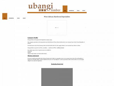 ubangitimber.co.uk snapshot