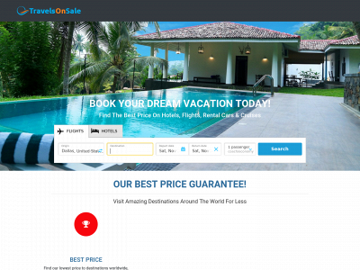 travelsonsale.com snapshot