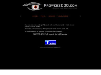 proweb2000.ca snapshot