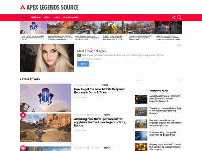 apexlegendssource.com snapshot